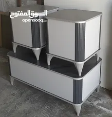  16 طاولات وسط خشب لامنيت 18م الون   متعددة تفصيل حسب الطلب والمقاس مكون من ثلاث قطع