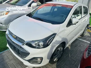  2 Chevrolet Spark 2019 GCC, clean condition, no accidents