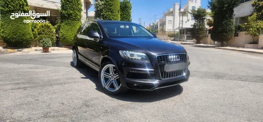  3 كاش أو اقساط من المالك AUDI Q7 2013 SLINE ممشى قليل 3.0cc سوبر تشارج فل كامل أعلى صنف فحص كامل