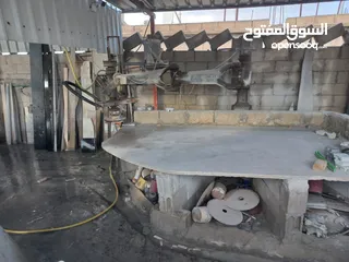  7 مصنع  رخام  للبيع مع مقصات وعدد كامل