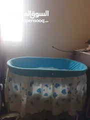  1 تخت اطفال معو حرام ثابت وهزاز تواصل هون أو واتس