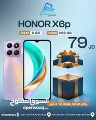  1 X6b 6Ram/256Gالجديد من هونر