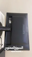  2 بلايستيشن 4 / ps4 slim ,  مع شاشه philips ، جديد مستعمل سنتين فقط شبه الجديد !!!