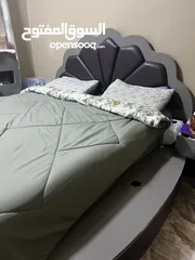  1 سرير نوم مزدوج مع فراش طبي 80ريال