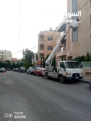  2 ونش سله للايجار ارتفاع 15متر 25متر  تنضيف الزجاج وتركيب كميرات واللوحات الاعلانيه  هاتف /0