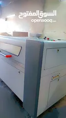  2 ماكينة ليزر قص co2 راسين مساحة العمل 100*160