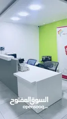  2 مكتب للايجار بخلو في ضاحية الامير راشد مقابل بليند
