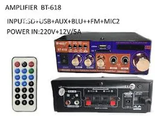  2 امبلفير Audio Amplifier 2 Channels Bluetooth