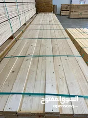  2 خشب ابيض Pine KD  و خشب سويد Spruce جاهز للشحن من اوروبا الى العقبة بافضل سعر