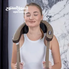  2 جهاز مساج الرقبة والأكتاف يونك-3D من آريس يتلائم مع الرقبة مع التسخين العلاجي و2 سرعات وشامل التوصيل