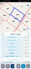  8 للبيع قطعة أرض 4.4 دونم شارعين القنيطره الكتيفه الشرقي