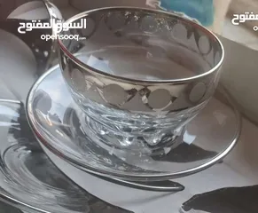  5 طقم زجاجي للأيس كريم