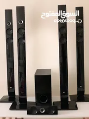  2 هوم ثيتر LG استعمال نضيف جدا صوت محيطى رهيب