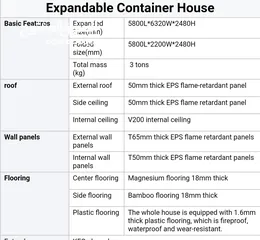  6 expandable container house australia