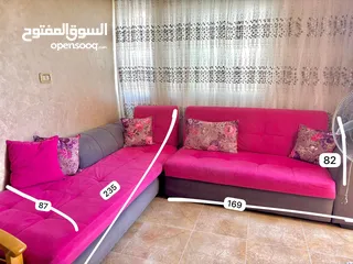  4 طقم كورنر قطعتين