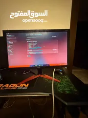  2 شاشة العاب acer 24inch 1ms/165hz