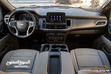  15 Chevrolet Tahoe Lt  2021  السيارة وارد الشركة و قطعت مسافة 101,000 كم فقط