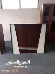  19 كاونتر استقبال مميز قياس 120سم  توصيل وتركيب مجاني داخل عمان والزرقاء لامينيت للأثاث المكتبي