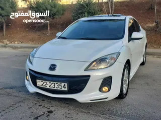  31 مازدا 3 زوووم موديل 2013 فل كامل مع الفتحه بأعلى صنف ومواصفات من فئتها  MAZDA 3 ZOOM MODEL 2013