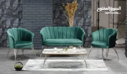  3 طقم كراسي الشاي أو الورد بس من عنا بسعر مميز