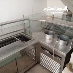  1 عدة مطعم استخدام قليل ونوعيه ممتازه