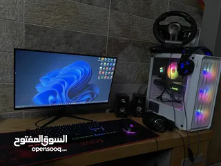  7 كمبيوتر جيمنج مع جميع ملحقاته