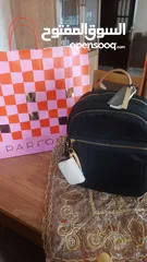  6 شنتة جديدة ضد الماء backpack ماركة PARFOIS مع جزدان لون ابيض حجم وسط