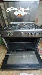  1 فرن غاز+كهرباء استعمال شهر واحد فقط