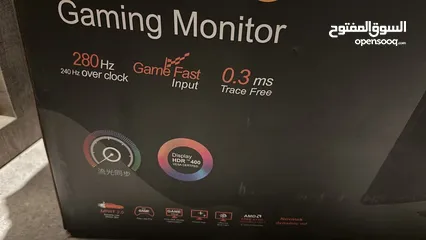  2 للبيع شاشه قيمنق 240 فريم