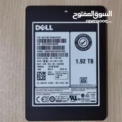  1 Dell 1.92TB SSD SATA 6G 2.5 هارد ديسك سيرفرات  SSD SERVERS
