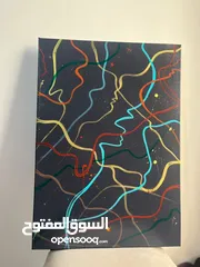  6 *عرض خاص* لوحة فنية تجريدية للبيع  **** لوحة عميقة وغامضة **** رسم يدوي **** تجريدي ****