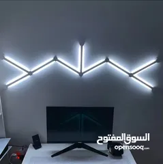  8 RGB Gaming Decor Lights Smart Mobile Controlled أضواء ديكور الألعاب RGB التي يتم التحكم فيها عن طريق