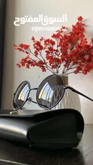  4 نظارة شمسية عدسات دائرية