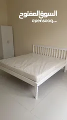  1 180x200 bed and mattress, from home centre