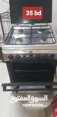  3 Gas stove and gas slinder  with regulator