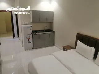  2 للايجار الشهري شقة غرفة مع مطبخ مفروشة حي الخليج الرياض