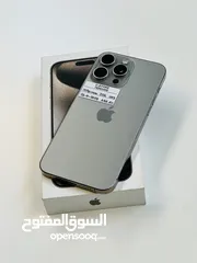  1 iPhone 15 Pro Max 256 GB Natural Titanium 100% Battery