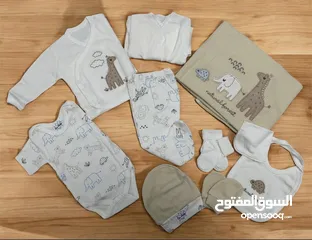  22 التوصيل متاح لكل فلسطين ، طقوم بيبي تركي قطن 100# ، الطقم الواحد بتكون من 10 قطع