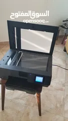 2 طابعة اسود مع سكانر وفاكس وحبر ويرلس لاسلكي 120 شيقل فقط