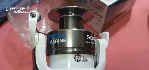  3 ماكينة صيد اكوامارين SD80 مقاس 8000 مكنه قويه تصلح لجميع انواع الصيد AQUAMARINE SD80