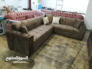  4 طقم كنب كورنر فخم شامل التوصيل