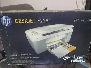  1 طابعه hp  3in1 عدد 2
