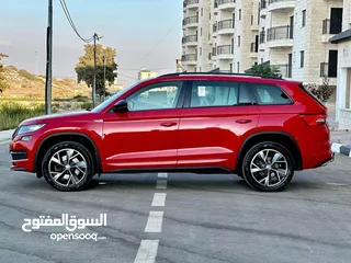  3 سكودا كودياك سبورت لاين 2020 للبيع 4*4 190 حصان