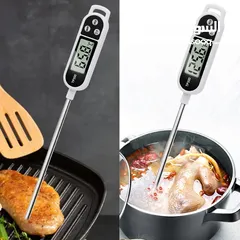  8 ميزان حرارة طعام مقياس درجه الحراره الطعام Thermometer ميزان قياس درجة حراره السوائل و الاطعمه