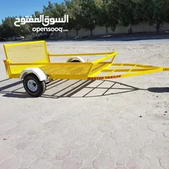  4 Bike trailer hauler قالوصة عربة دراجات 200 rials