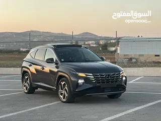 4 هونداي توسان/2022 Plug In فل الفل فتحة سقف بانوراما  4x4 ///271Hp   ( Haybrid) 1600cc