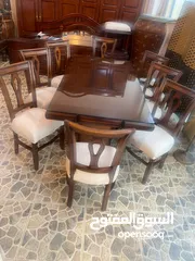  2 طاولة سفرة 8 كراسي 270د شامل التوصيل عمان والزرقاء