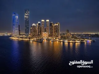  5 شقه جراند فندقيه 3 غرف للبيع قلب ميناء خور إطلالة على برج خليفة وداون تاون تقسيط Dubai Creek Harbour
