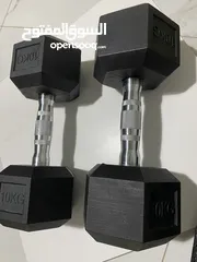  4 وزن 10 كغ دامبلز - dumbbells 10 kg