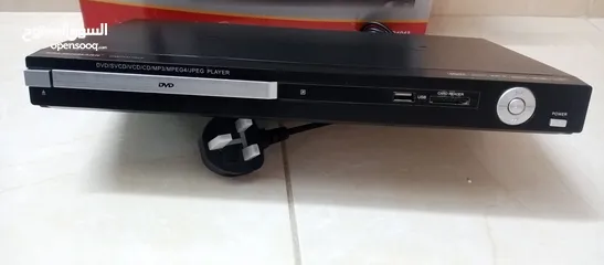  14 مشغل دي في دي DVD حديث نوع Olsenmark شاشة تحكم ريموت مخارج HDML MP3  و USB